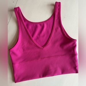 🩷 EUC Lululemon Power Pivot Tank Size 8 Sonic Pink